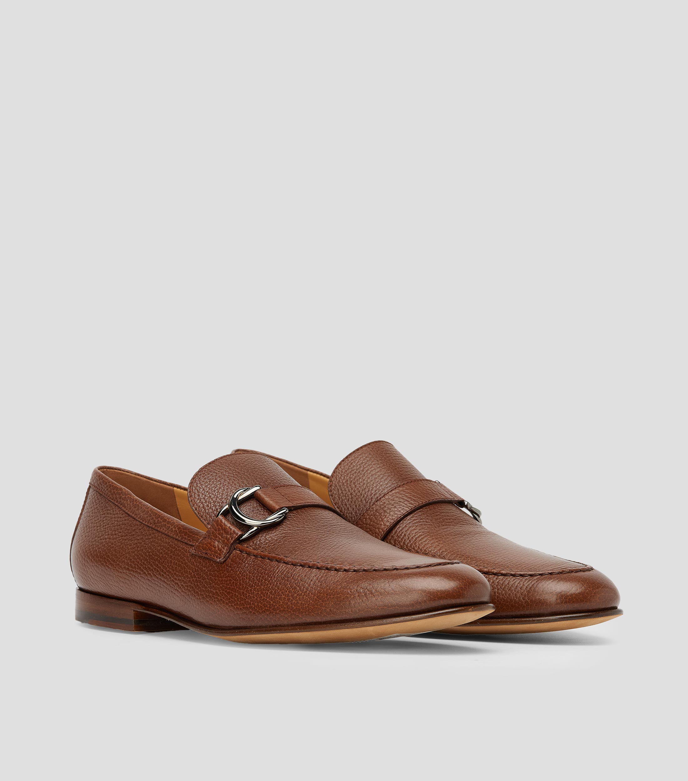 Mocasines en piel Hombre